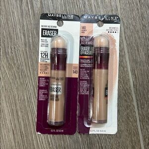 2X Maybelline instant age rewind eraser concealer #140 ( Firm Price )